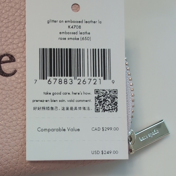 Kate Spade Pink Wallet - Picture 2 of 6